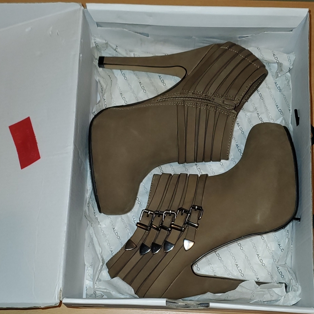 Aldo Suede Ankle Booties